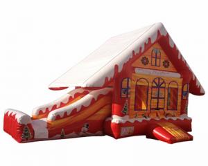 China Christmas Party Events Inflatable Combo Jumping Castle Slide Bounce House on sale