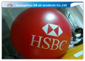 China Yellow Fly Helium Sphere Advertising Air Balloon For Business Center Rental on sale