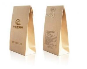 Wholesale customized Kraft Paper Bag string lifting Printed Kraft Bags from china suppliers