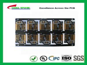 Double Side PCB FR4 TG170 0.2mm immersion gold black solder mask  circuit board