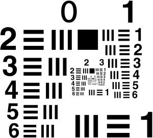 Wholesale Digital Camera Resolution Test Chart Transparent USAF 1951 Target Standard from china suppliers