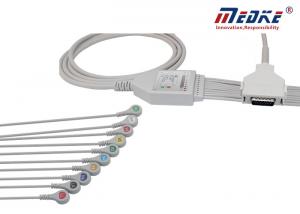 Wholesale Fukuda Denshi Fixed Snap 15Pin FX101 AHA EKG Machine Cable from china suppliers