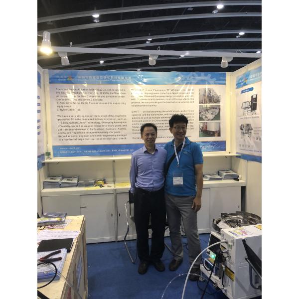 Desktop Type Automatic Cable Tie System , Cable Binding Machine With High Efficiency