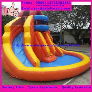China Guangzhou QinDa Children Favourite Playing Game Inflatable Castle Slide with CE on sale
