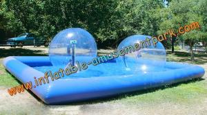 Wholesale Blue Inflatable Human Sized Hamster Ball / Inflatable Walk On Water Ball from china suppliers