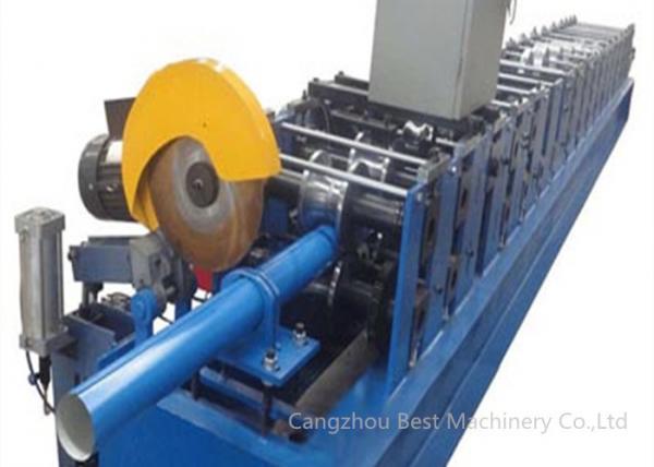 Quality High Technology GGPI Down Spout Roll Forming Machine 9mx1.4mx1.4m Dimension for sale