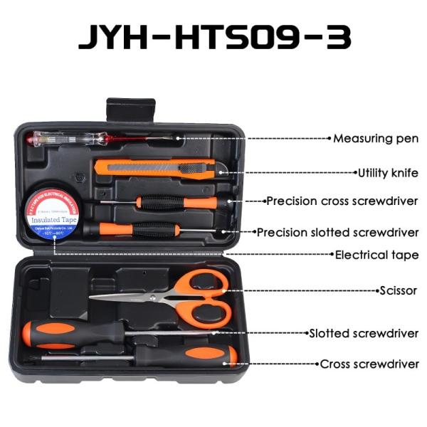 JYH-HTS13-2 Electrician Carpentry Home Maintenance Tool Kit Household Hardware Sets