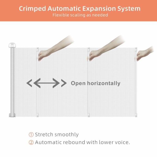 Premium ABS Retractable Baby Gate Baby Safety Accessories