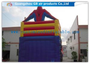 Wholesale Red Inflatable Spiderman Bouncy Castle With Water Slide For Summer Party from china suppliers