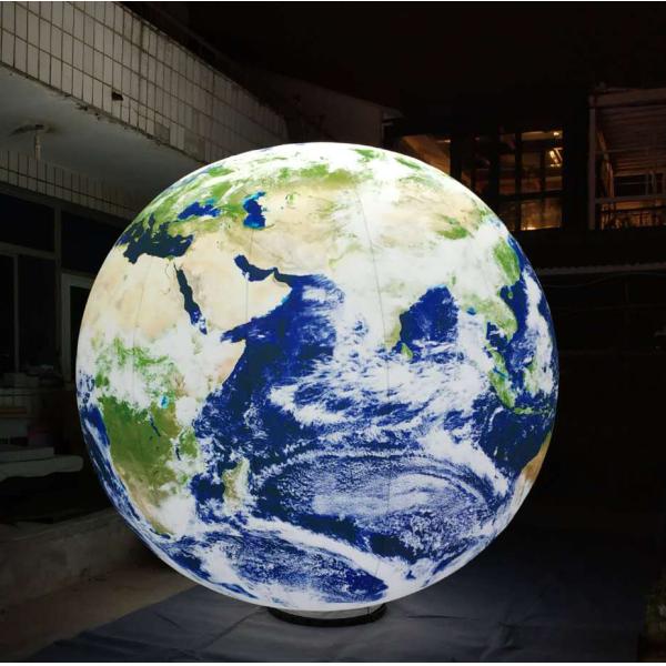 Giant Advertising Inflatable Moon Model With Led Light Large Inflatable Moon Balloon For Decoration