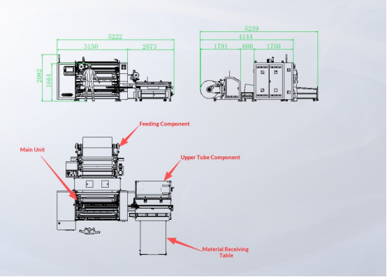 Fully automatic Rewinding Machine ZRF-1300 for Large Scale Production with Precision Rewinding