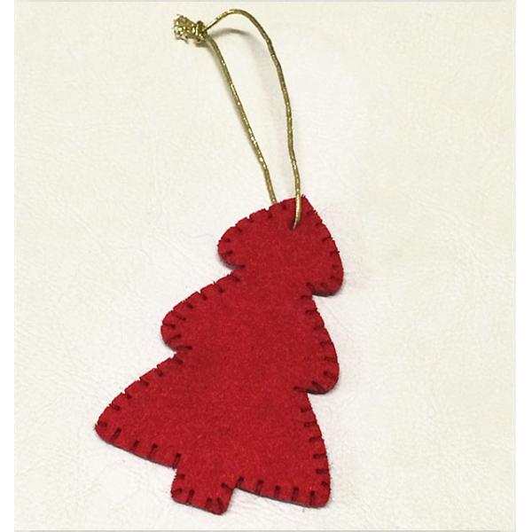 Customized Color Christmas Tree Ornaments Pendant Eco - Felt Material
