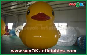 China Adorable Pvc Material 5m Custom Inflatable Products Model Inflatable Yellow Duck on sale