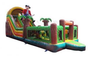 Wholesale Pirate Inflatable Bounce House With Slide For Large Playgrounds / Leisure Center from china suppliers
