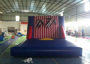 China Exciting Inflatable Interactive Games , Commercial Grade Inflatable Sticky Wall on sale