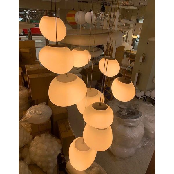 Modern Ceiling Chandeliers Creative Staircase Pendant Light(WH-NC-128)