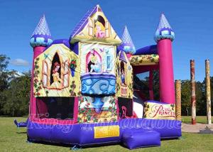 China Princess Jumping Castle Outdoor Kids Party Inflatable Bounce House Combo For Hire on sale