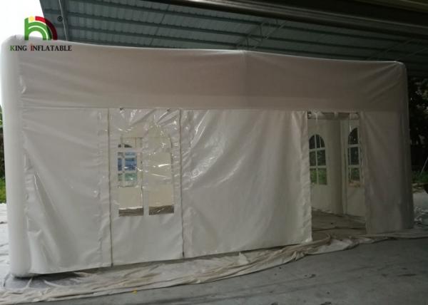 Outdoor White 6X5m Inflatable Event Tent For Hospital Military Use 2 Years Gurantee
