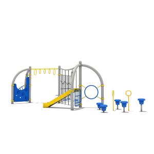 China Children Outdoor Playground Climbing Net Joy Slide Park Polyester Water Amusement on sale