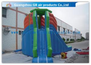 Wholesale 7 * 6m Commercial Kids Inflatable Water Slides , Pool Inflatable Slides For Children from china suppliers