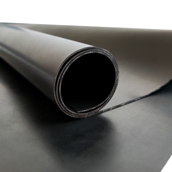 Sbr Nylon Insertion Hypalon Rubber Sheet Fabric Wear Resistant