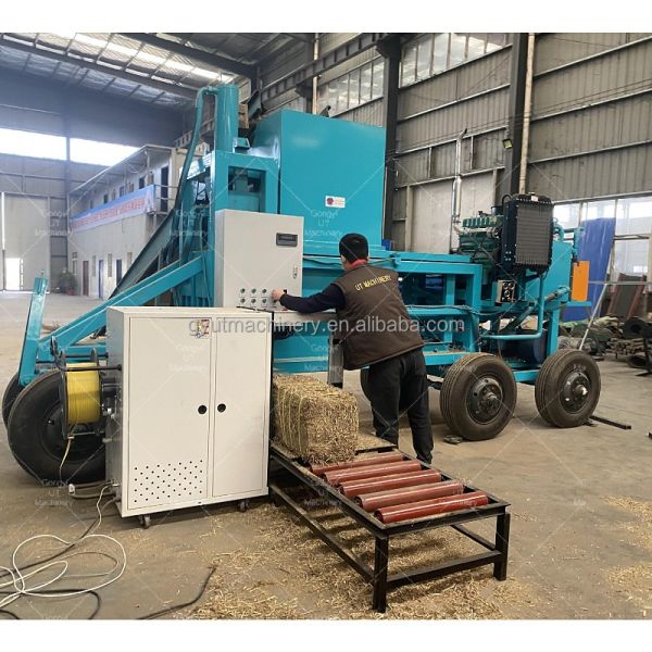 3400*2600*1600mm Silage Baler Wrapper Machine for Pressing Peanut Shells
