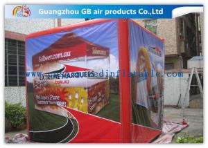 Wholesale Fire - Proof Red Inflatable Cube Tent Custom Printed Tent for Advertising from china suppliers