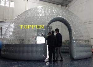 Wholesale 0.8mm PVC Transparent Clear Dome Inflatable Bubble Tent Heat Seal Double Layers from china suppliers