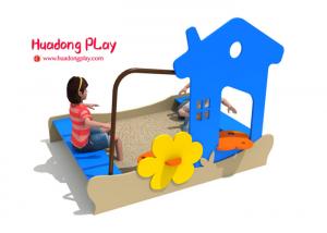 Sand Pit Plastic Playground Equipment Pe Board Eco - Friendly Hdpe Material