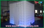 Inflatable Photo Studio White Indoor Inflatable Cube Tent , Practical Family