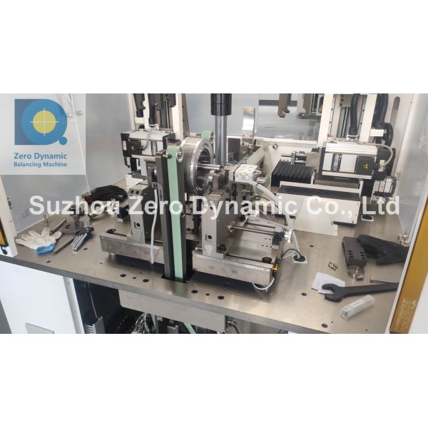Two Station Electric Tricycle Motor Rotor Balancing Machine End Plane Drilling Correction Balancer