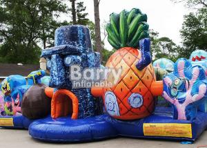 Wholesale Backyard Inflatable Bounce House For Playland Inflatable Spongebob Toddler Obstacle from china suppliers