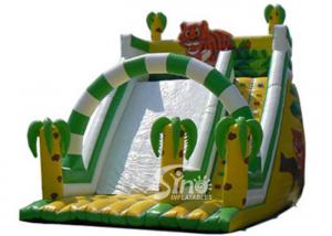 Wholesale 6 Mts High Kids Outdoor Inflatable Jungle Slide Made Of 0.55mm Pvc Tarpaulin from china suppliers