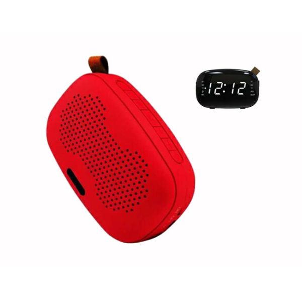 Digital LED Display Mobile Bluetooth Speaker , Portable Music Speaker With Alarm Clock