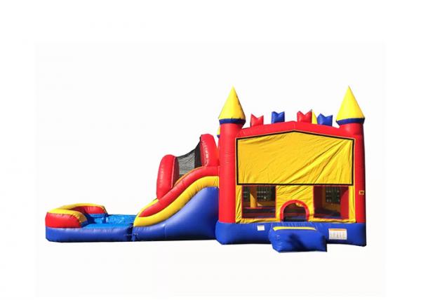 Quality Safety Adult Size Bounce House Castle , Bouncy Castle With Slide Customized Design for sale