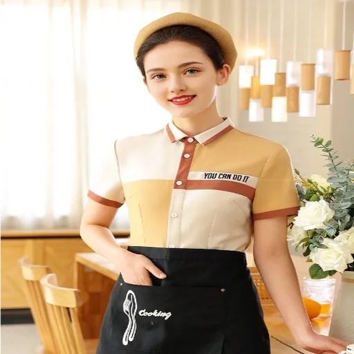 Fashionable Advanced Customization Desig High-End Elegent Design Work Uniform for Waiter