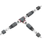 RJ45 T Type Waterproof Signal Connector 5G Communication Cable Connectors