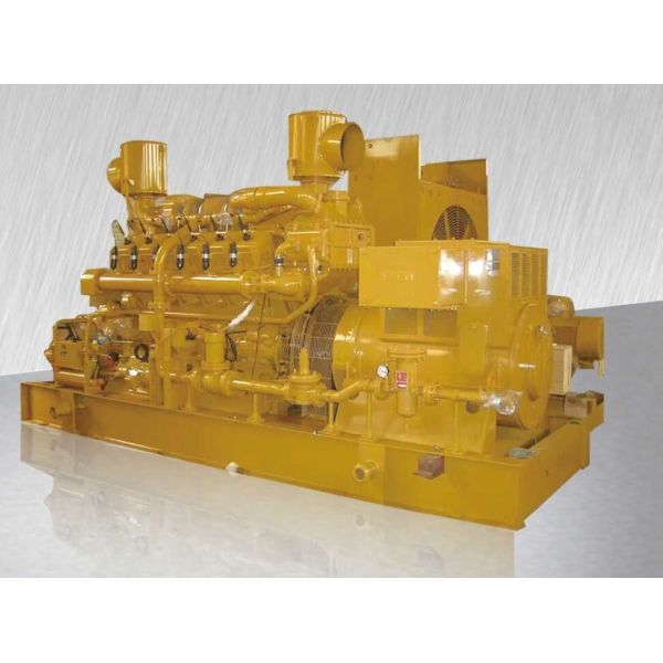 Jichai 500kw Gas Generator G12V190zldt 1512t Model