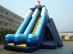 Giant PVC Inflatable Ocean Slide Customized Color With 3 Years Warranty
