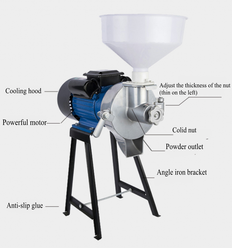 Karachi Mills Grain Processing Machinery Flour Wheat Rice Mill Maize Milling Machine Spice Grinder