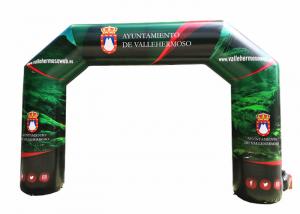 Wholesale 4x3x1m 150Z Fabric Arch Inflatable Advertising Signs from china suppliers