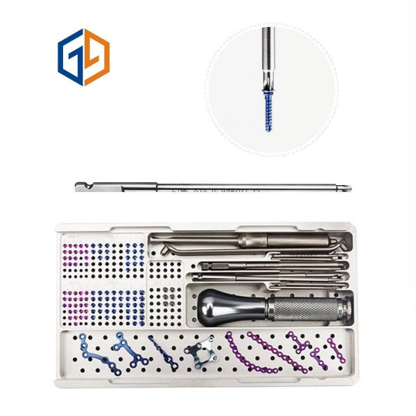 Maxillofacial Mini Titanium Plate 1.5 2.0 Orthopedic Instruments Kit