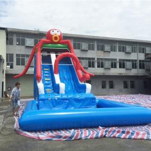 Wholesale BSCI Outdoor Inflatable Water Slides Customized Size Shape Logo from china suppliers