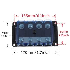 Mulitiway 4 Way Auto Car Fuse Block ANM-B4 For ANMH 498 298 4998 Fuse