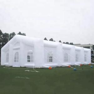 Wholesale 20*10*6m Customized White Inflatable Party Tent Silk Screen Printing from china suppliers