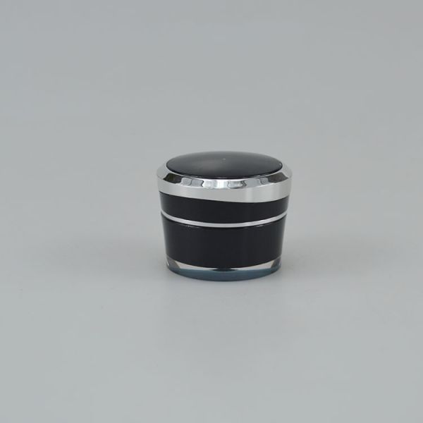 Customized Plastic Jar Acrylic Cosmetic Cream Container with Silk-screen Printing
