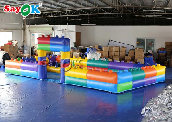 Kids Inflatable Games Large Playground Waterproof Inflatable Bumper Car Fence
