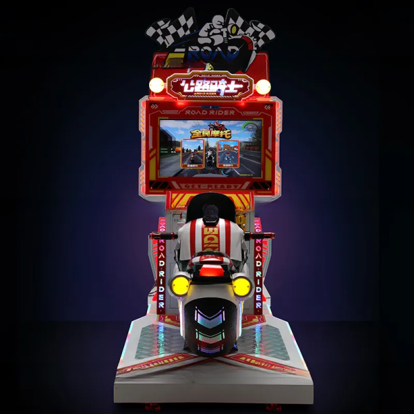 3D Motorcycle Arcade Simulator 400W High Performance For Immersive Player Experience