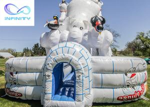 Wholesale 11x6.3x6m Giant Polar Bear Water Slide Polar Plunge Inflatable Pool Water Slide for sale from china suppliers