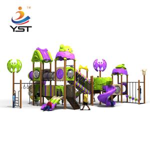 Wholesale Safety Childrens Garden Slide Swing Combination Fence Naughty Fort from china suppliers